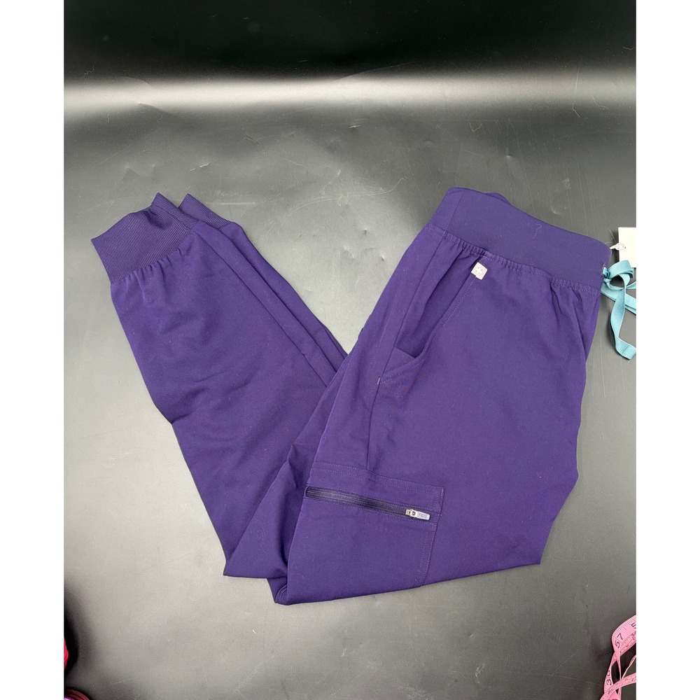 Figs Zamora Jogger Scrub Pants Purple Technical Collection S/P NEW